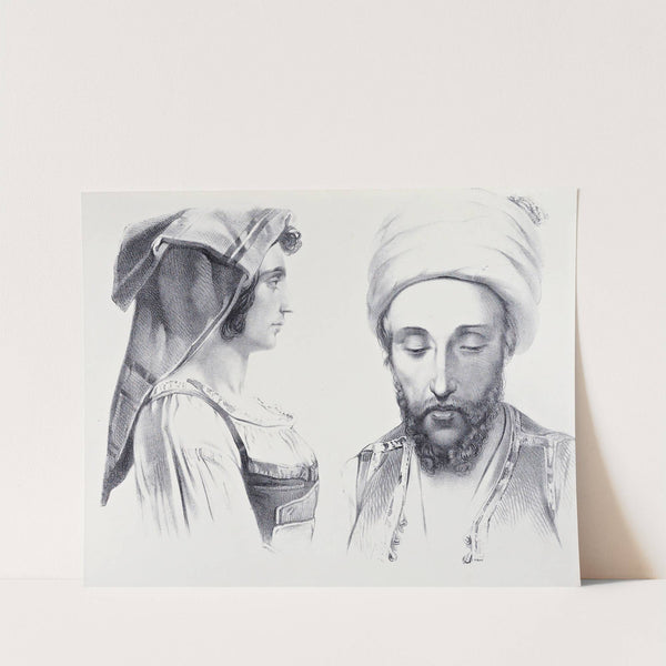 Julien's Studies of Heads pl 18 by Bernard-Romain Julien