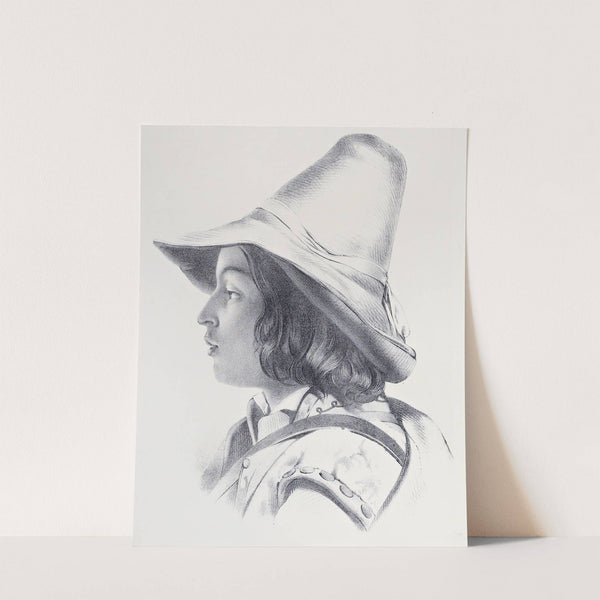 Julien's Studies of Heads pl 24 by Bernard-Romain Julien