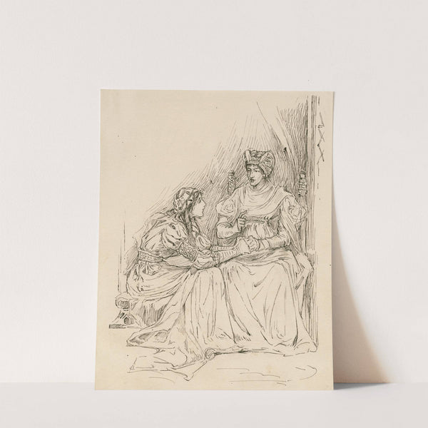 Juliet and her nurse (1917-1918) by Louis Rhead