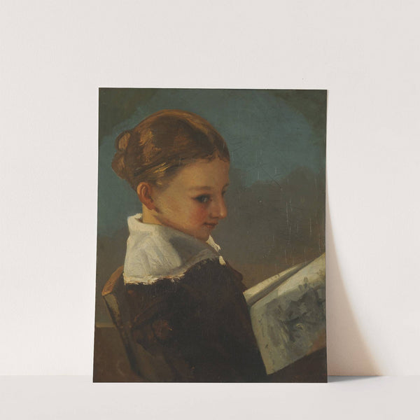 Julieta Courbet A La Edad De Diez Años (circa 1841) by Gustave Courbet