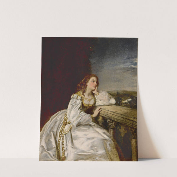 Juliet,'O that I were a Glove upon that Hand' by William Powell Frith