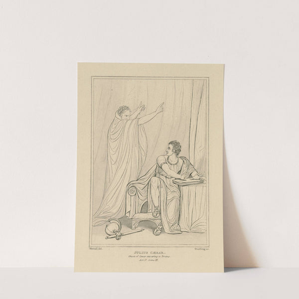 Julius Caesar, ghost of Caesar appearing to Brutus, act IV, scene III (19th century) by William Francis Starling