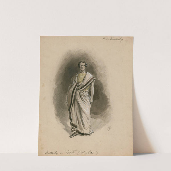 Julius Caesar, Macready as Brutus by Alfred Bryan
