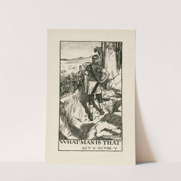 Julius Caesar; What man is that Act V Scene V (1900) by Byam Shaw