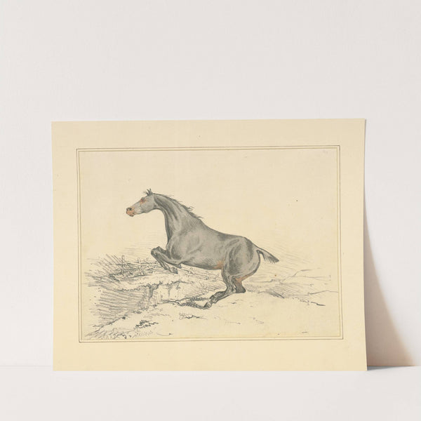 Jumping horse (1820 - 1830) by Henry Thomas Alken