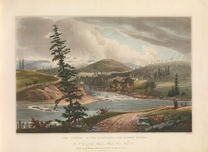 Junction of the Sacandaga and Hudson Rivers (1821–1822)