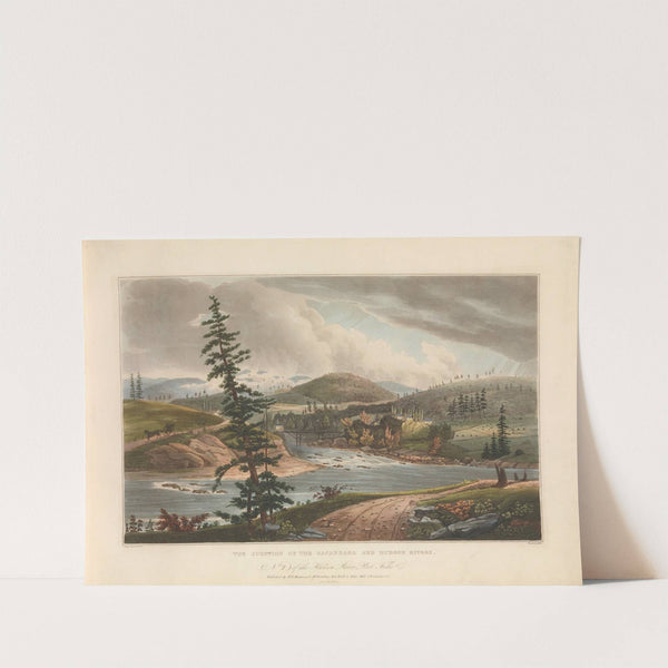 Junction of the Sacandaga and Hudson Rivers (1821–1822) by John Hill