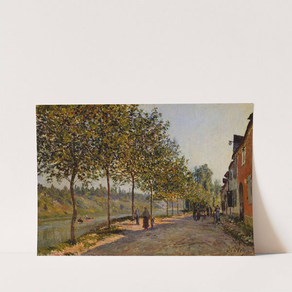 June Morning in Saint-Mammès (1884) by Alfred Sisley