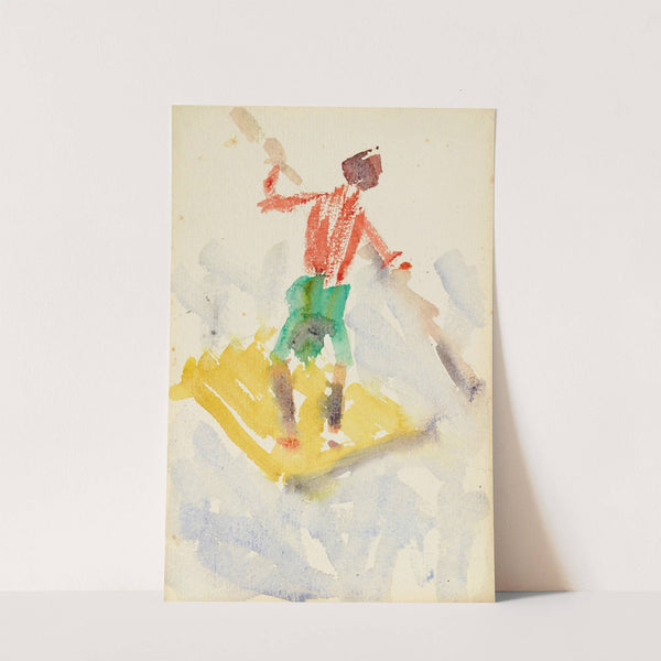 Junge auf einem Floß (1931) by Christian Rohlfs