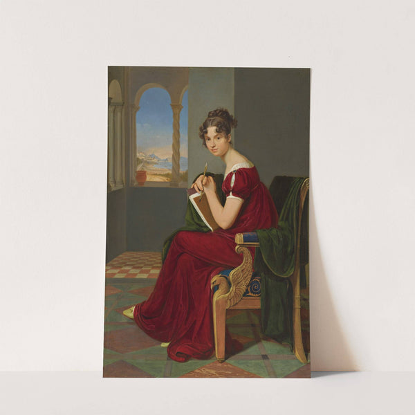 Junge Dame Mit Zeichengerät (Girl With a Drawing Instrument, The Countess Thekla Ludolf) by Carl Christian Vogel von Vogelstein