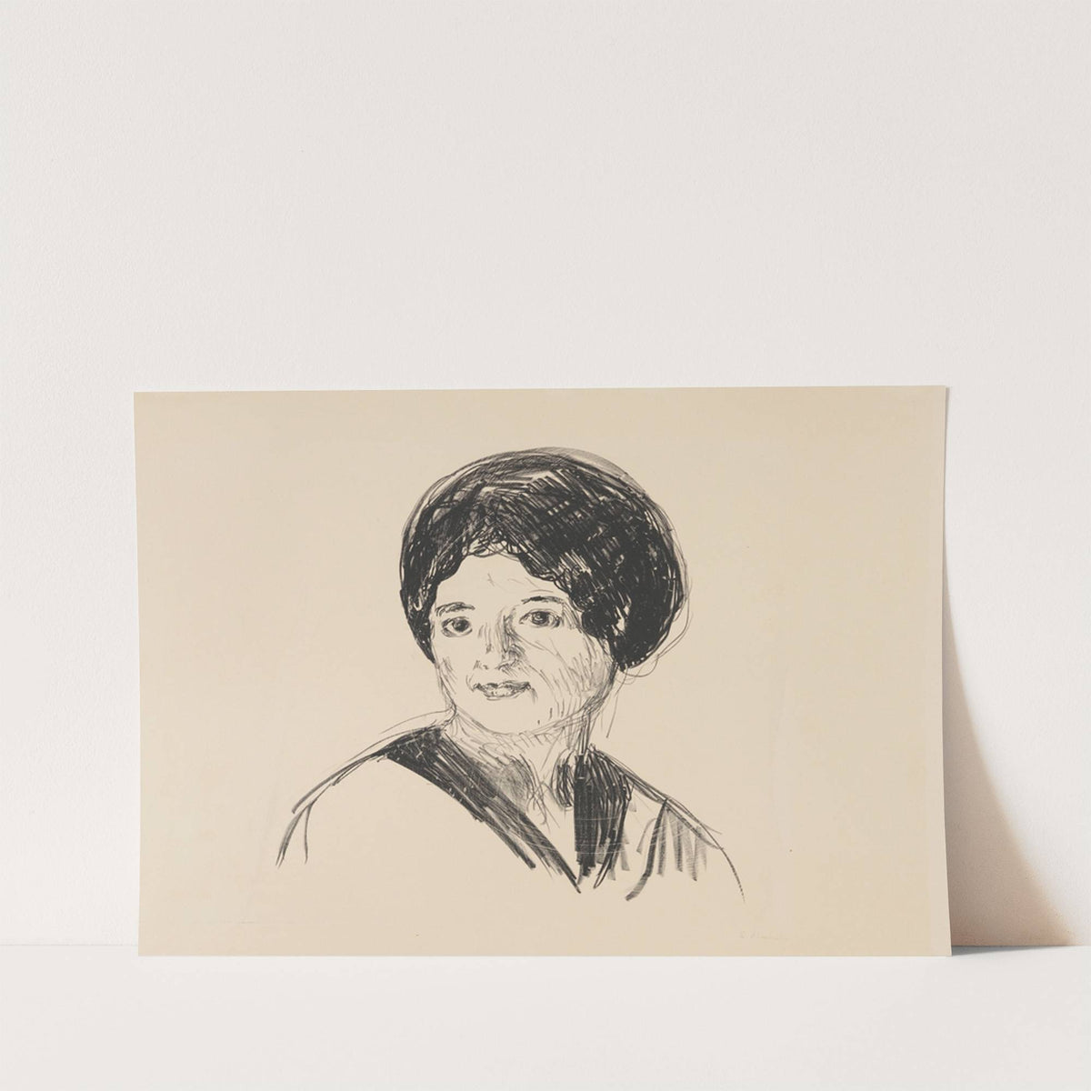 Junge Frau (Ung kvinne) (1912) by Edvard Munch