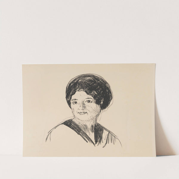 Junge Frau (Ung kvinne) (1912) by Edvard Munch
