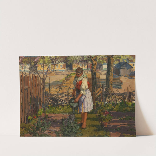 Young gardener by Antos Frolka