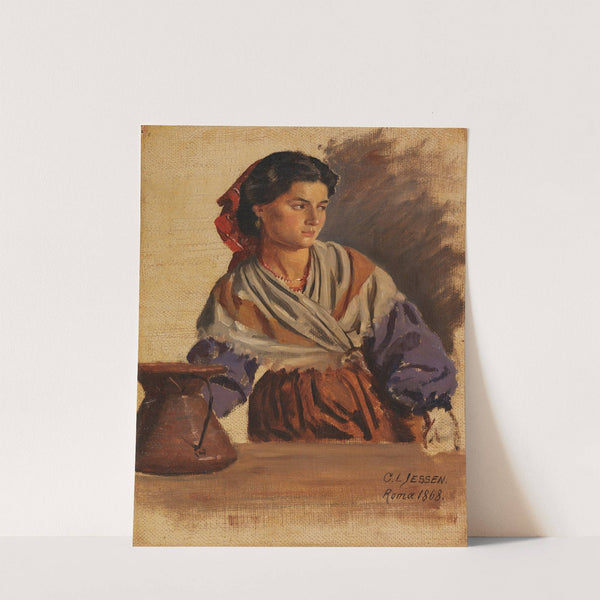 Junge Römerin by Carl Ludwig Jessen