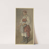 Junge Russin Hühner fütternd by Wilhelm Amandus Beer