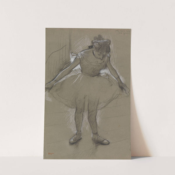 Junge Tänzerin im Gegenlicht (ca 1878) by Edgar Degas