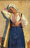Junges Mädchen in Volkstracht