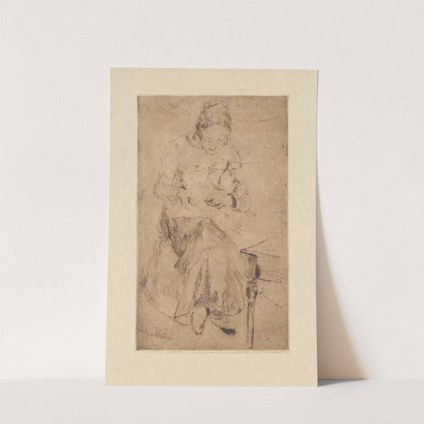 Jungfer Keller (1910) by Albert Welti