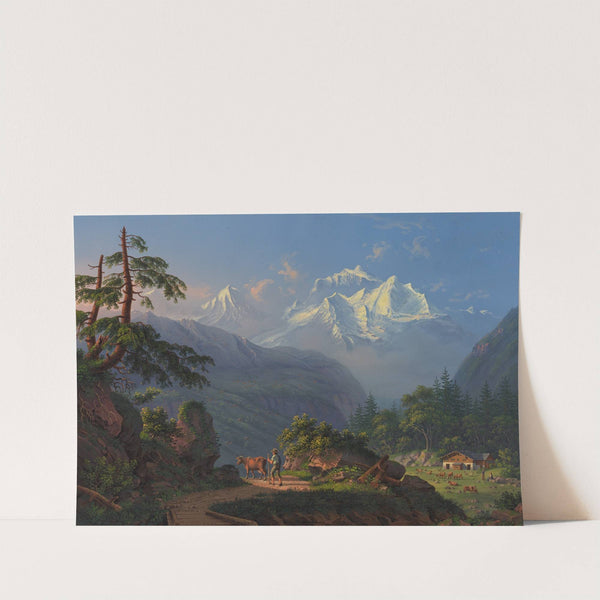 Jungfrau by Johann Heinrich Bleuler the Younger