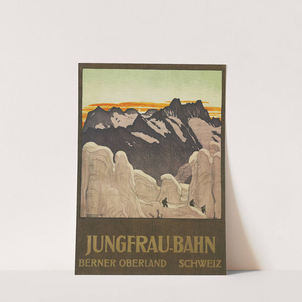 Jungfrau-Bahn, Berner Oberland, Schweiz (1910) by Emil Cardinaux