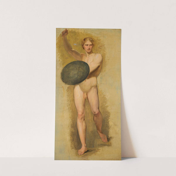 Jüngling mit Schild by Carl Rahl