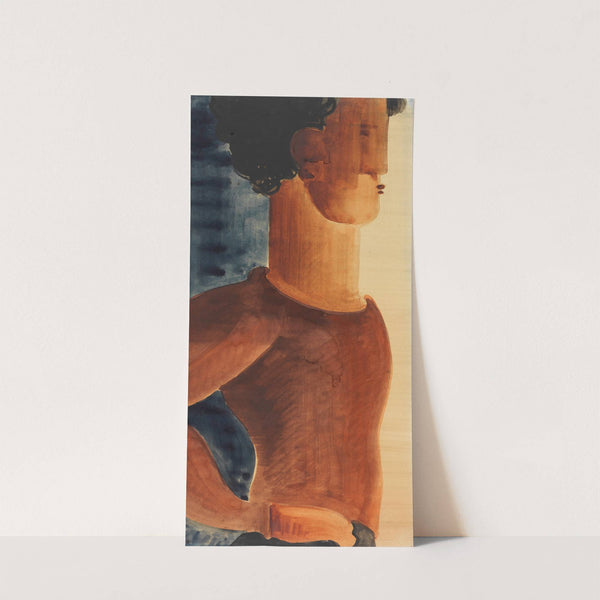 Jünglingsfigur romantisch (1932) by Oskar Schlemmer