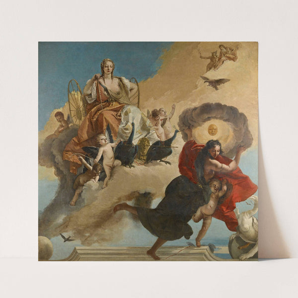 Juno and Luna (between 1735 and 1745) by Giovanni Battista Tiepolo