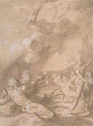Juno Appearing to Sea Gods