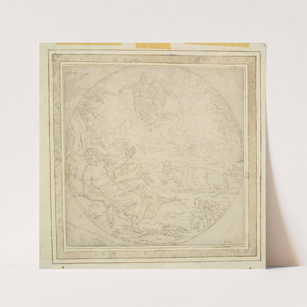 Juno, with peacocks, shows Io to Jupiter (late 16th cenutry) by After Maerten van Heemskerck