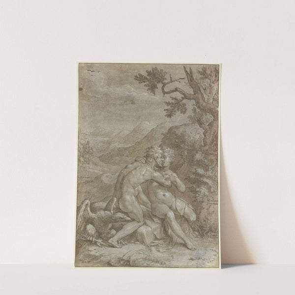 Jupiter and Europa by Hendrick Goltzius