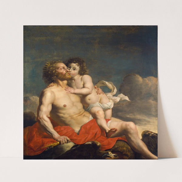 Jupiter and Ganymede (1660-1669) by Nicolaes van Helt Stockade