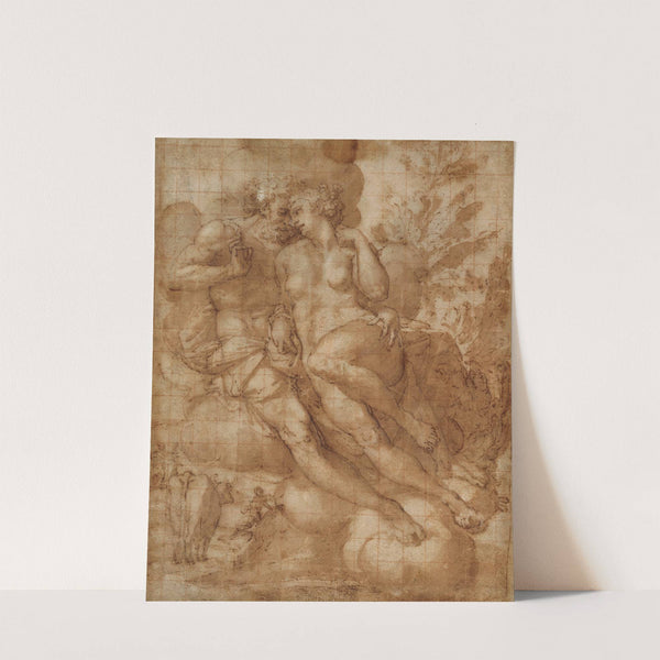 Jupiter and Io (mid-16th century) by Francesco de''' Rossi