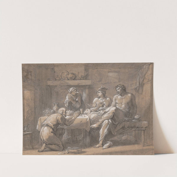 Jupiter and Mercury in the House of Baucis and Philemon by Hyacinthe Collin de Vermont