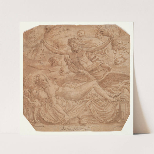 Jupiter and Semele (ca. 1540–45) by Luca Penni