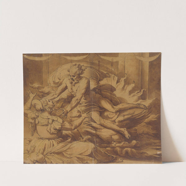 Jupiter Appearing to Semele by Perino Del Vaga