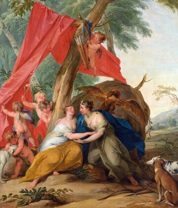 Jupiter, Disguised As Diana, Seducing The Nymph Callisto