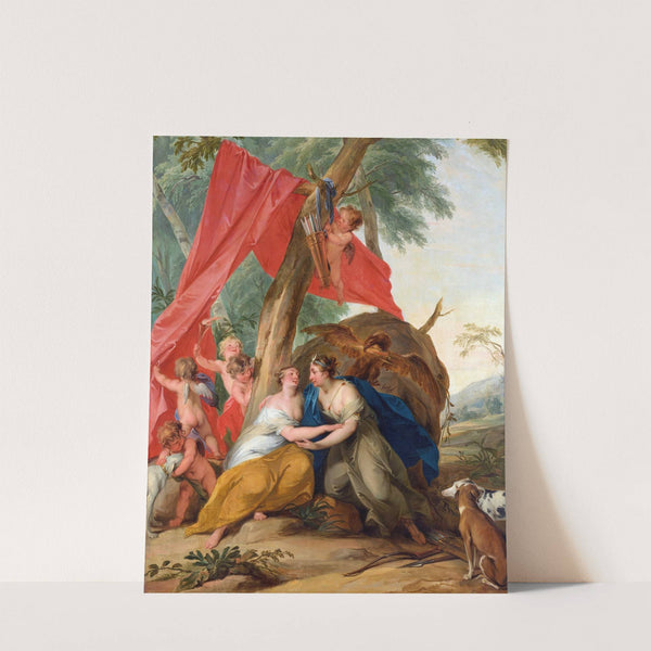 Jupiter, Disguised As Diana, Seducing The Nymph Callisto by Jacob de Wit