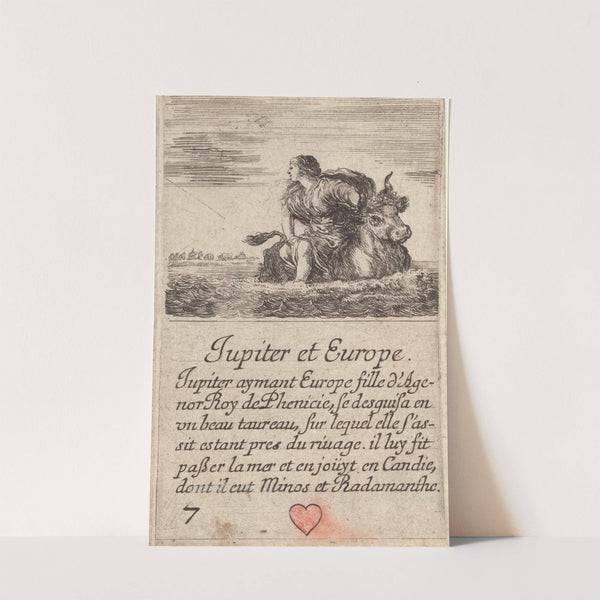 Jupiter et Europe by Stefano Della Bella