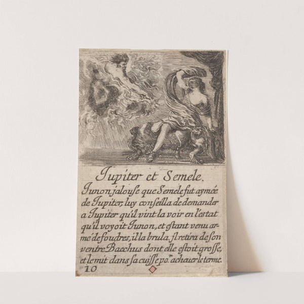 Jupiter et Semele by Stefano Della Bella