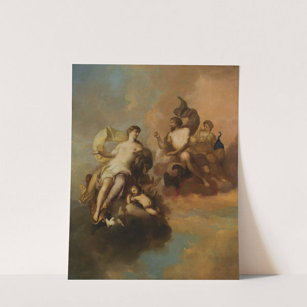 Jupiter, Hera And Venus by Mattheus Terwesten