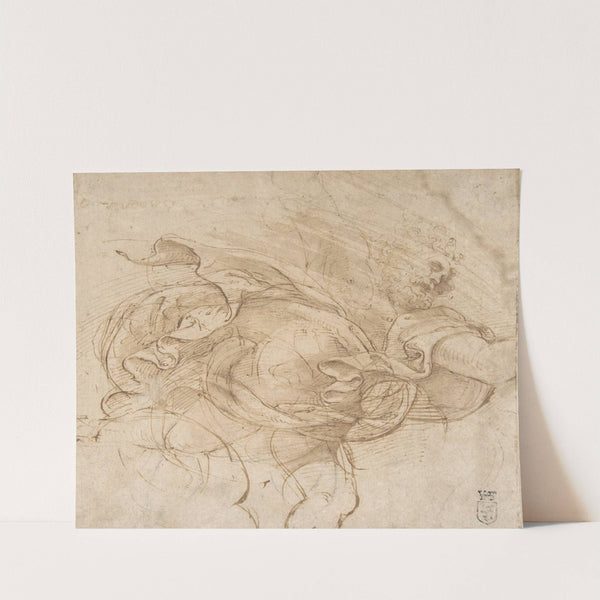 Jupiter Hurling a Thunderbolt by Giulio Romano