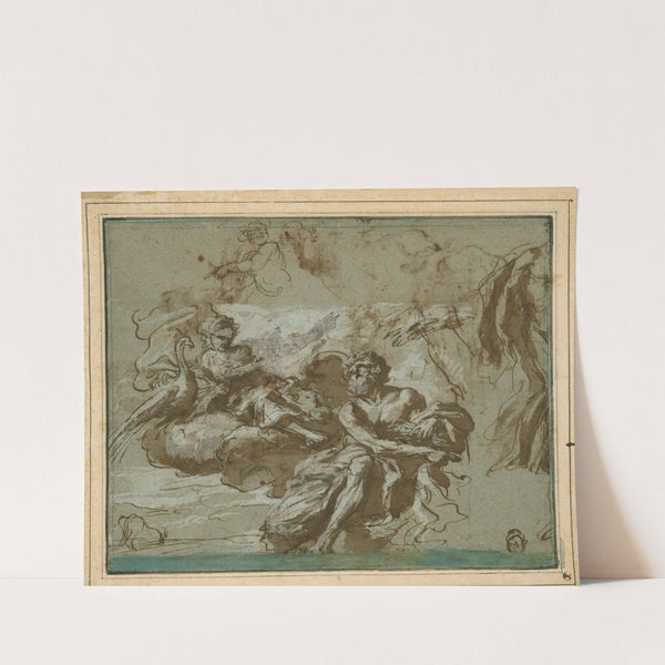 Jupiter, Juno, and Io by Girolamo Troppa