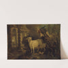 Jupiter transformed into a bull by Jean-Baptiste Oudry