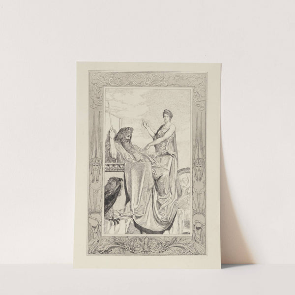 Jupiter und Venus (Amor und Psyche, Opus V, Blatt 33) (1880) by Max Klinger