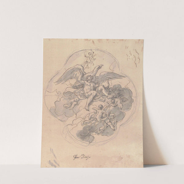 Jupiter with his Eagle (1657–1747) by Francesco Solimena