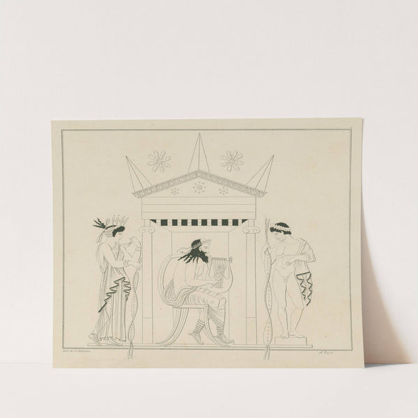 Jupiter with the lyre, Juno at left (1844-1861) by A. Rey