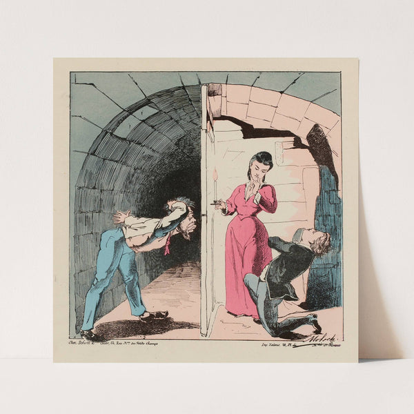 Monsieur, apès vous. Madame, de grâce.. by Moloch (Alphonse Hector Colomb)