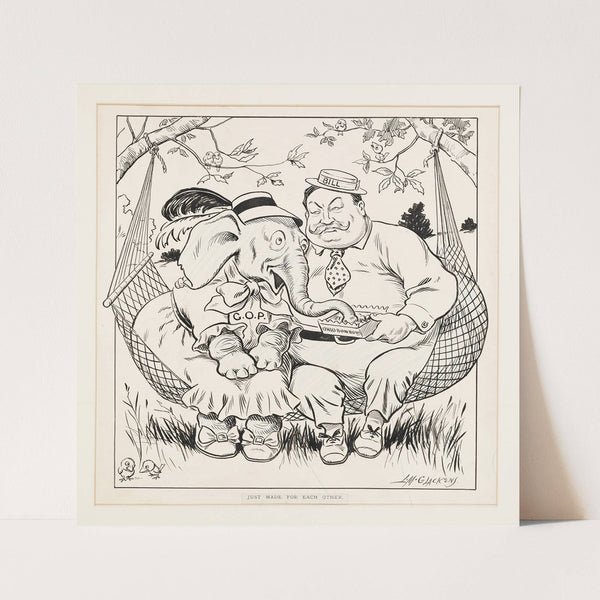 Just Made for Each Other (1907) by Louis Glackens