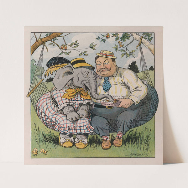 The one best belle of the ball (1907) by Louis Glackens