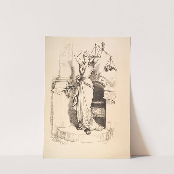 Justice!. (1876) by Thomas Nast